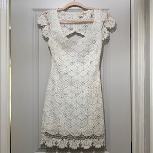 White lace dress